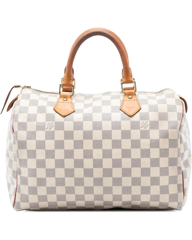 Louis Vuitton Crossbody Bags Damier Azur Speedy 30 weiß Weiß