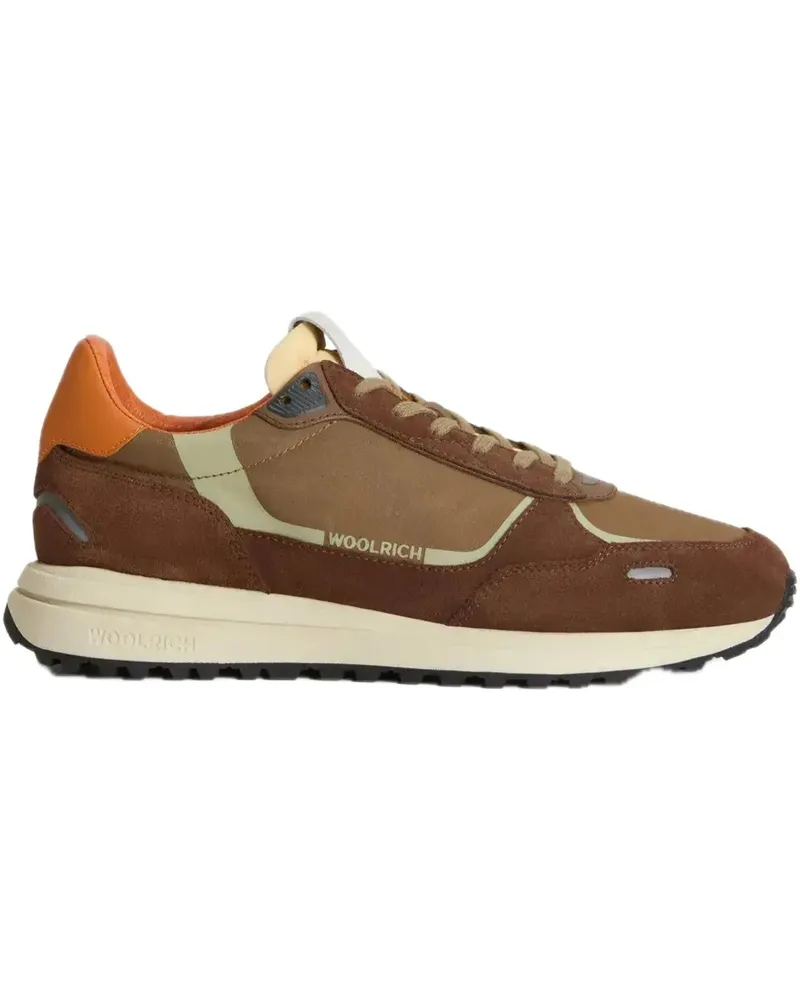 Woolrich Low-Top Sneaker Retro Sneaker Orange Brown braun Braun