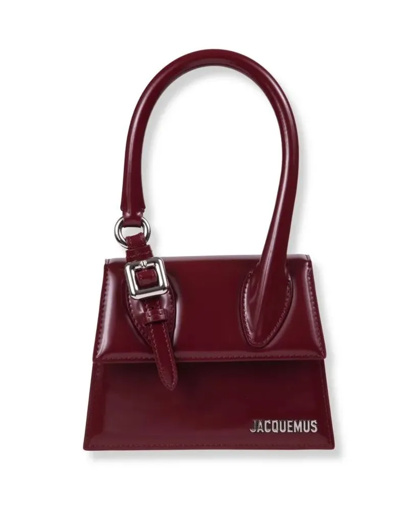Jacquemus Hobo Bags Le Chiquito Moyen Boucle Bag rot Rot