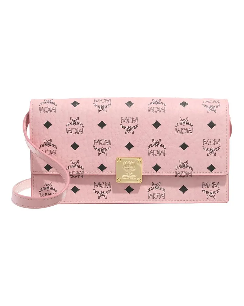 MCM Portemonnaie Aren Visetos Wallet On Chain L, One Size rosa Gold