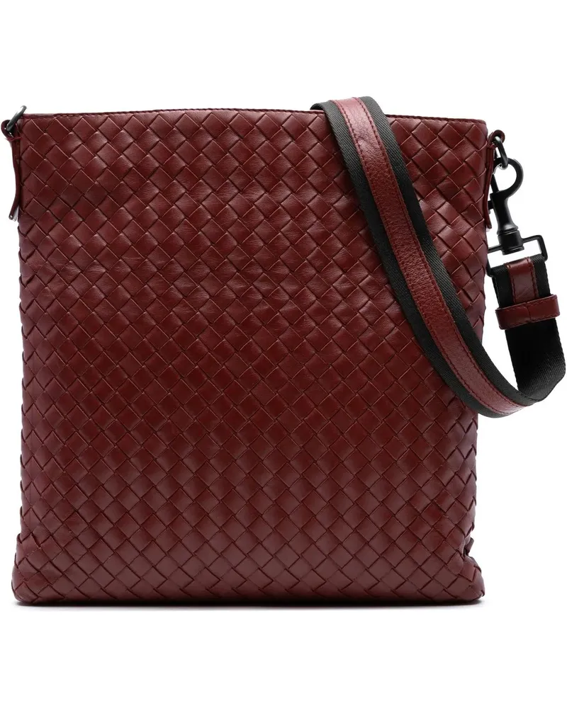 Bottega Veneta Hobo Bags Nappa Intrecciato Crossbody rot Rot