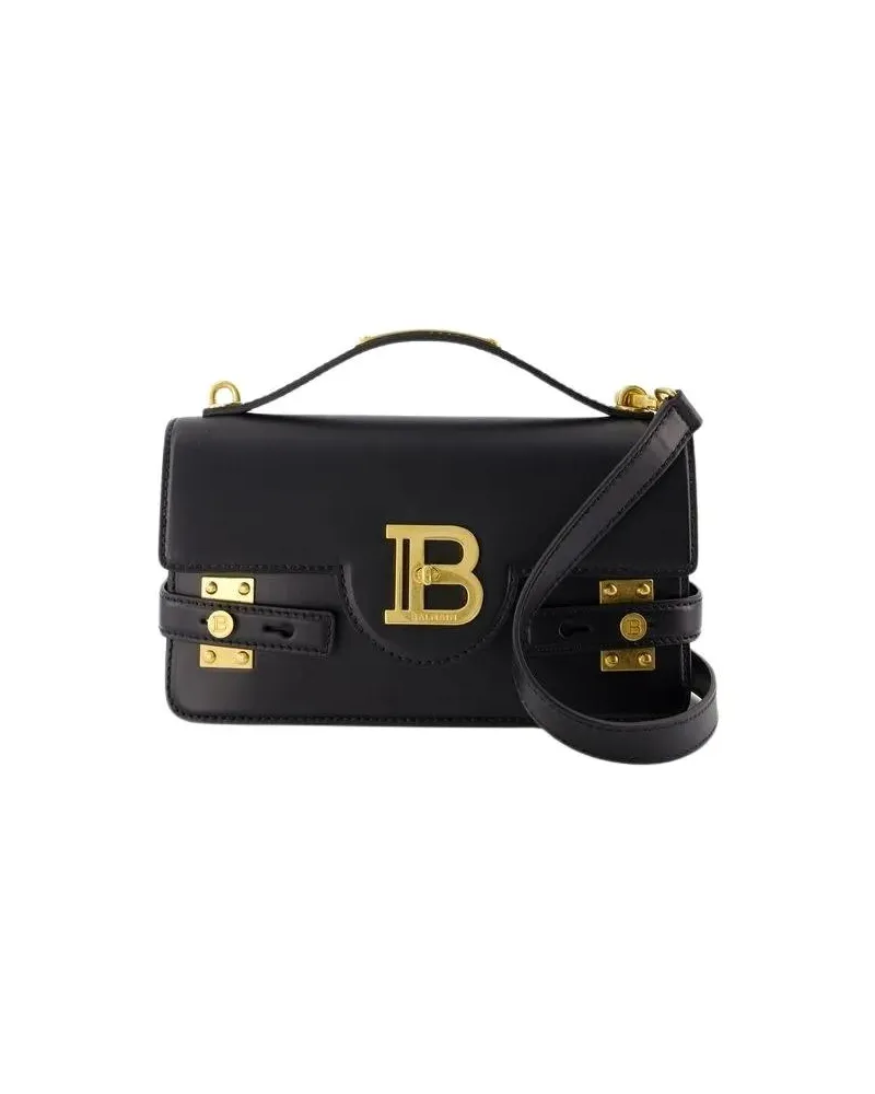 Balmain Hobo Bags B-Buzz 24 Crossbody - Leather - Black schwarz Schwarz