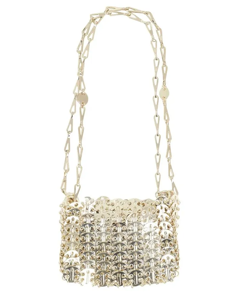 Paco Rabanne Hobo Bags 1969 Nano Bag goldfarben 