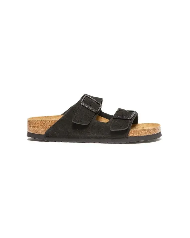 Birkenstock Sandalen Arizona Sandal In Black Suede schwarz Schwarz