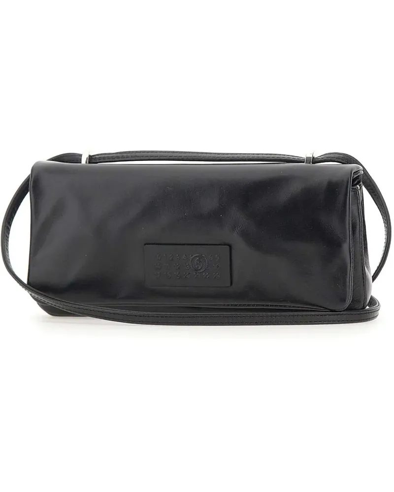 Maison Margiela Hobo Bags Crossbody Bag With Flap Closure schwarz Schwarz