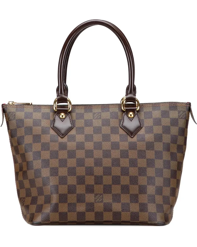 Louis Vuitton Crossbody Bags Damier Ebene Saleya PM braun Braun