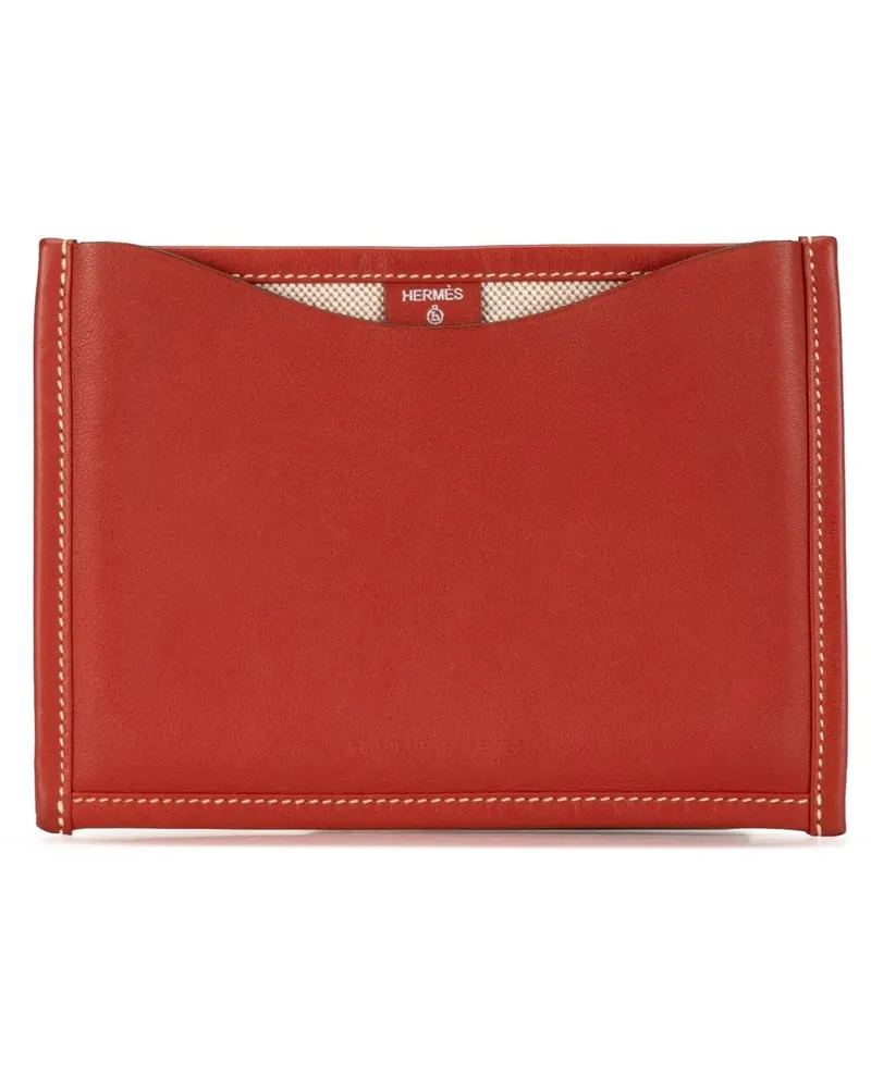 Hermès Handyhüllen 20th Petit H Swift Flaneur Forever Passport Case rot Rot