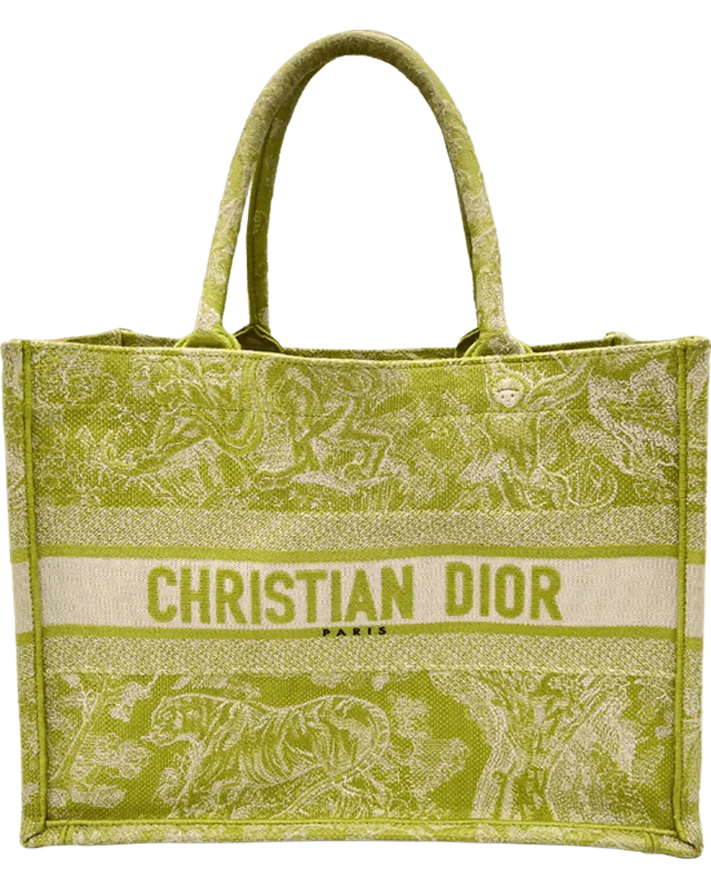 Dior Crossbody Bags Dior Tote Book - Lemon Jungle grün Grün