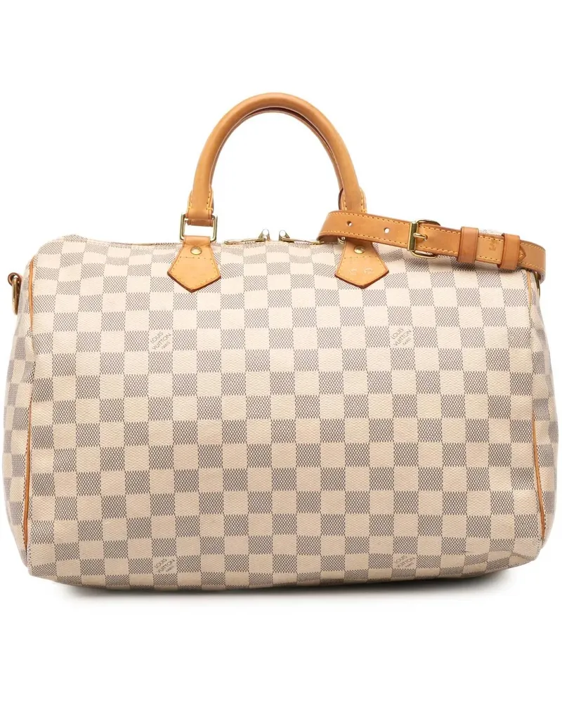 Louis Vuitton Hobo Bags Damier Azur Speedy Bandouliere 35 weiß Weiß