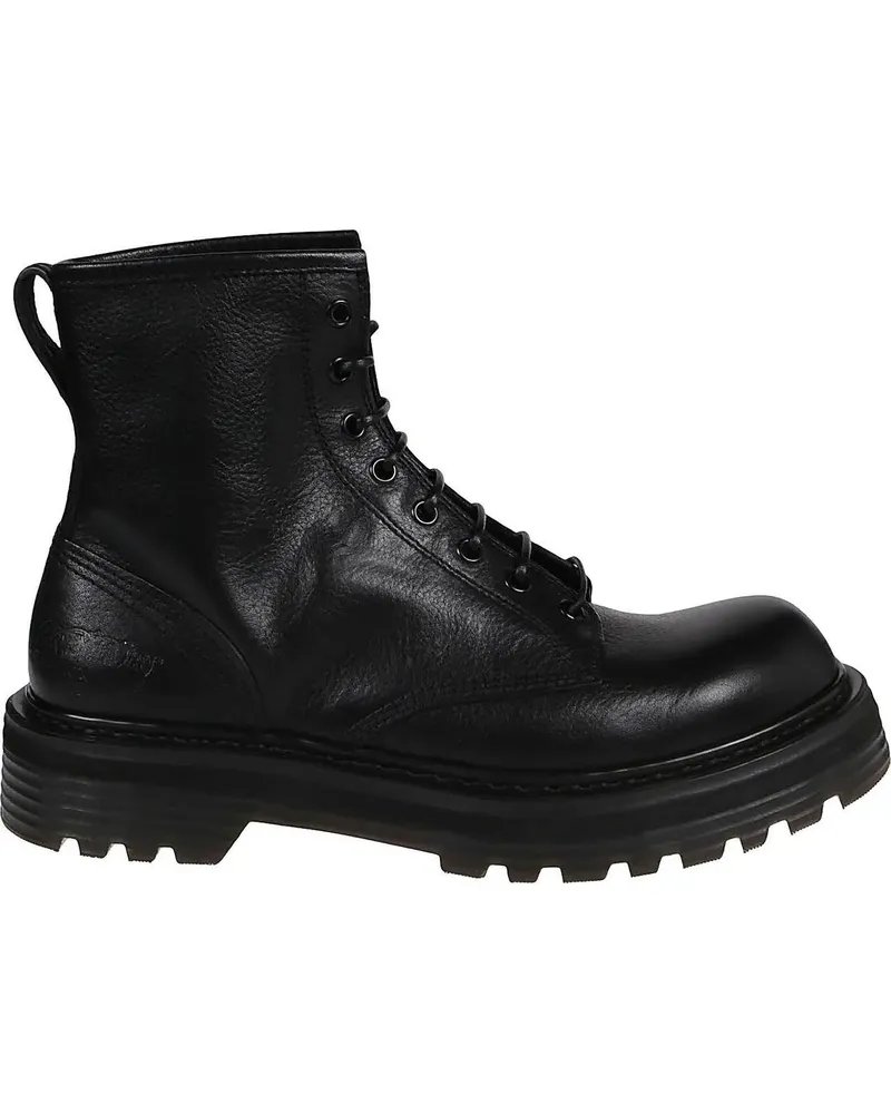 Premiata Stiefel Lace-up Ankle Boots Volanato Black schwarz Schwarz