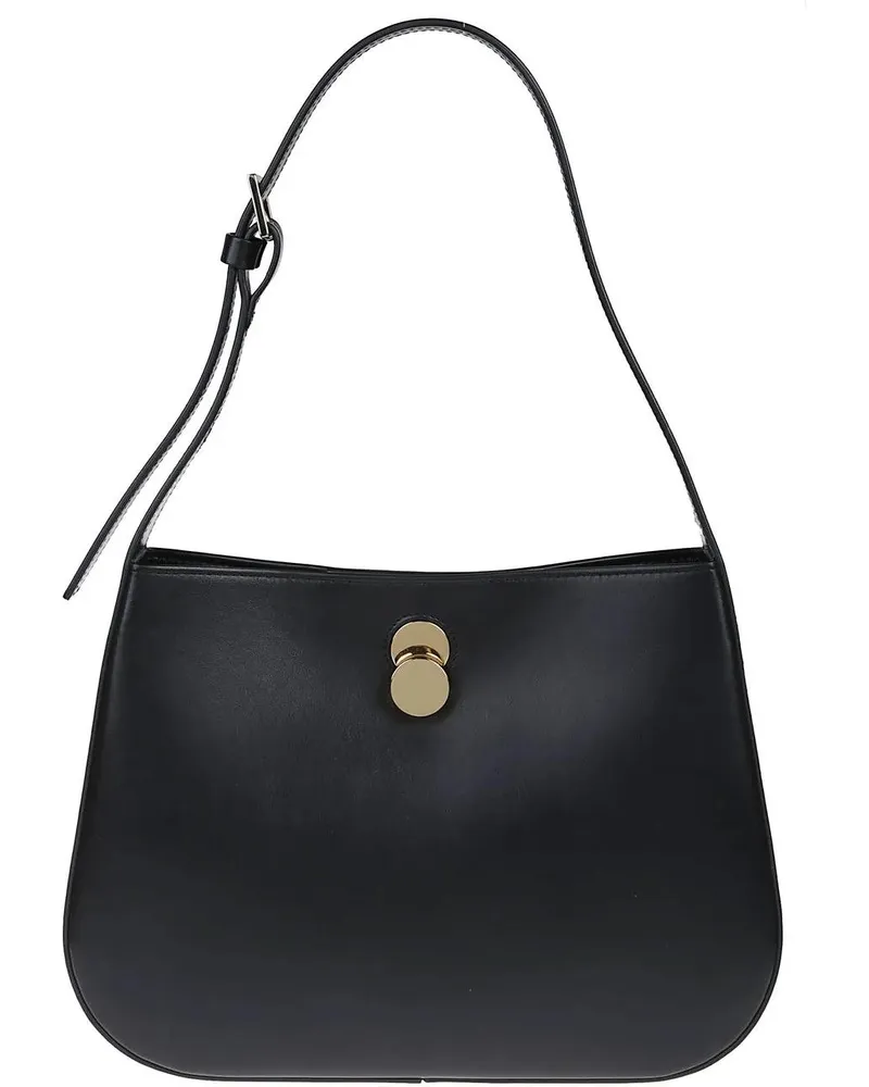 Fabiana Filippi Crossbody Bags Eclissi Hobo Bag Black schwarz Schwarz