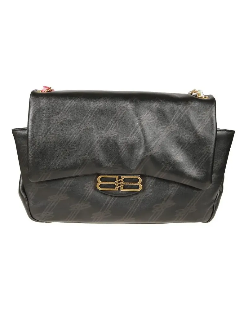 Balenciaga Hobo Bags Structured Minimalist Bag With Clean Lines grau Grau