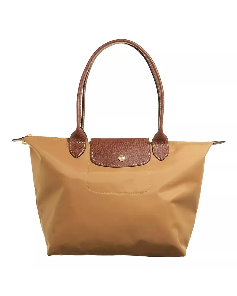 Longchamp Satchel Bag Le Pliage Original Braun