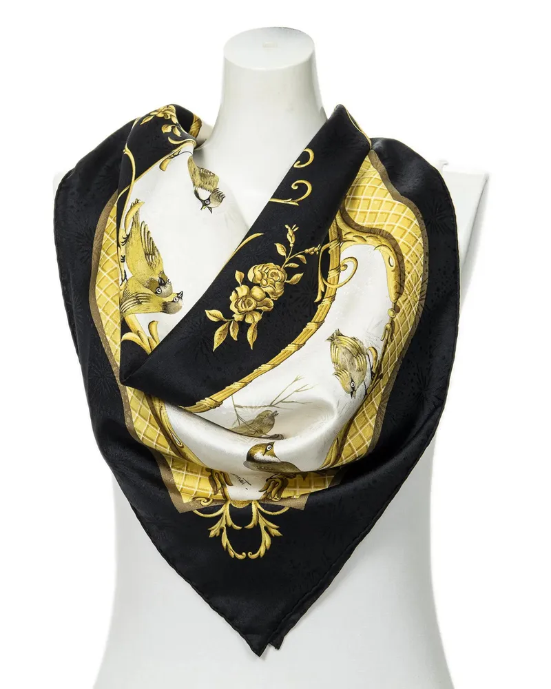 Hermès Crossbody Bags Scarf schwarz Schwarz