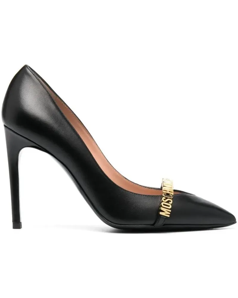 Moschino Hohe Schuhe Pointed Toe Pumps schwarz Schwarz