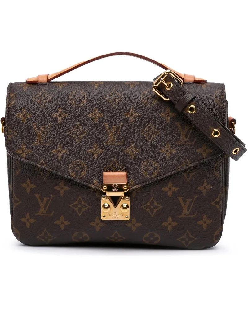 Louis Vuitton Hobo Bags 2020 Monogram Pochette Metis braun Braun