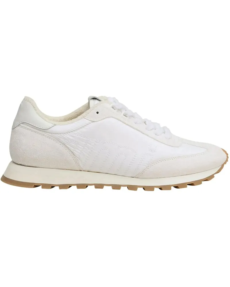 AMI Paris Low-Top Sneaker Sneakers wit weiß Weiß
