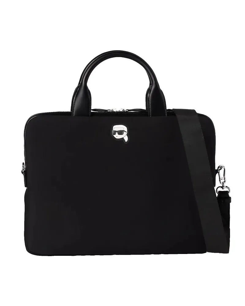 Karl Lagerfeld Laptoptaschen IKON LAPTOP-TASCHE schwarz Schwarz
