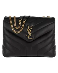 Saint Laurent Crossbody Bags LouLou Shoulder Bag S Leather Schwarz