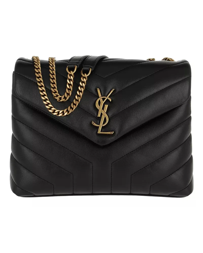 Saint Laurent Crossbody Bags LouLou Shoulder Bag S Leather Schwarz