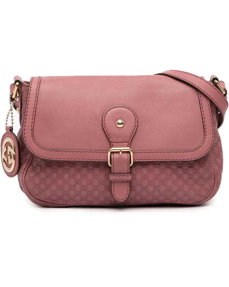 Gucci Hobo Bags Microssima Sukey Crossbody rosa Gold