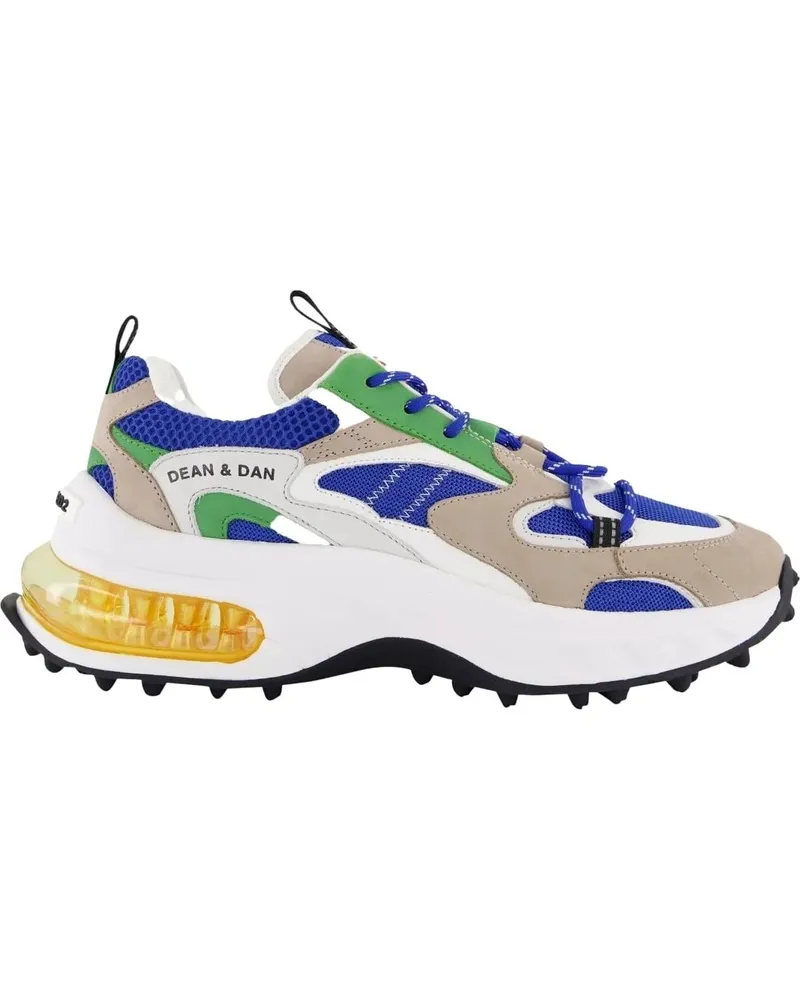 Dsquared2 Low-Top Sneaker Heren Bubble Sneaker Grijs/Multi grau Grau