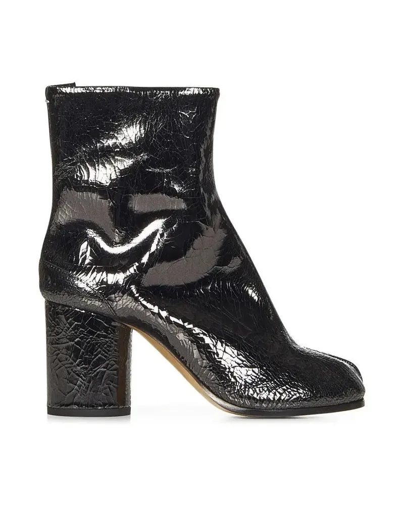 Maison Margiela Stiefel Contemporary Grey Boots With Broken Mirror Effect grau Grau