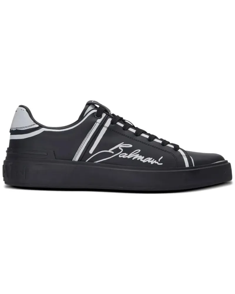 Balmain Low-Top Sneaker B-Court Sneakers schwarz Schwarz
