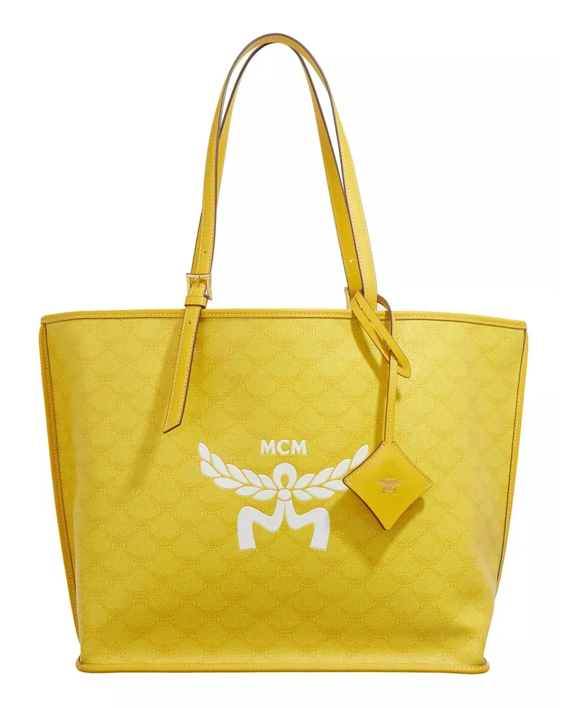MCM Shopper Himmel Lts Shopper Med Y9, One Size gelb Gelb
