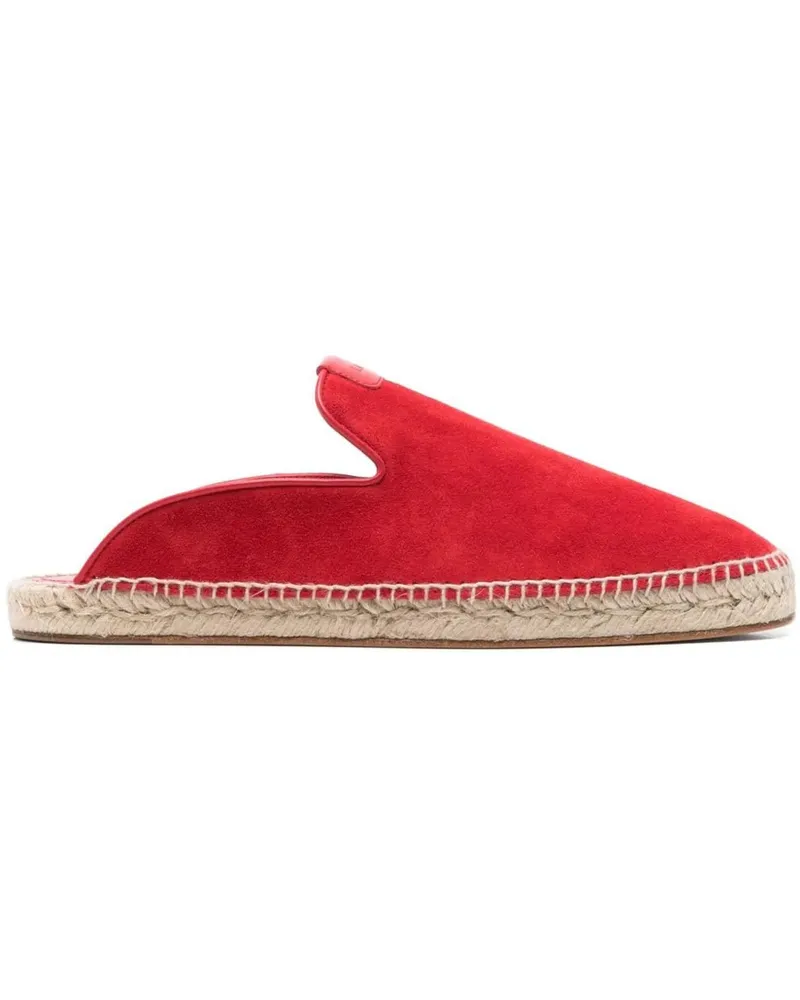 Lanvin Espadrilles Flat Shoes Carmine Red rot Rot