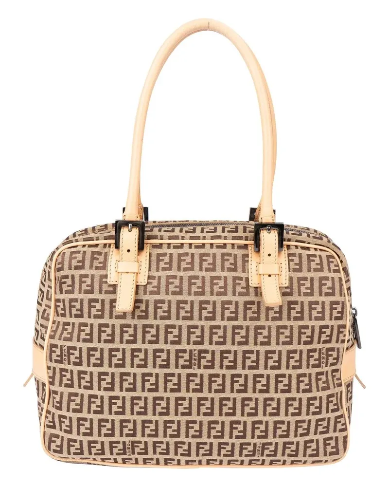 Fendi Crossbody Bags  FF Monogram Zucca Handbag braun Braun