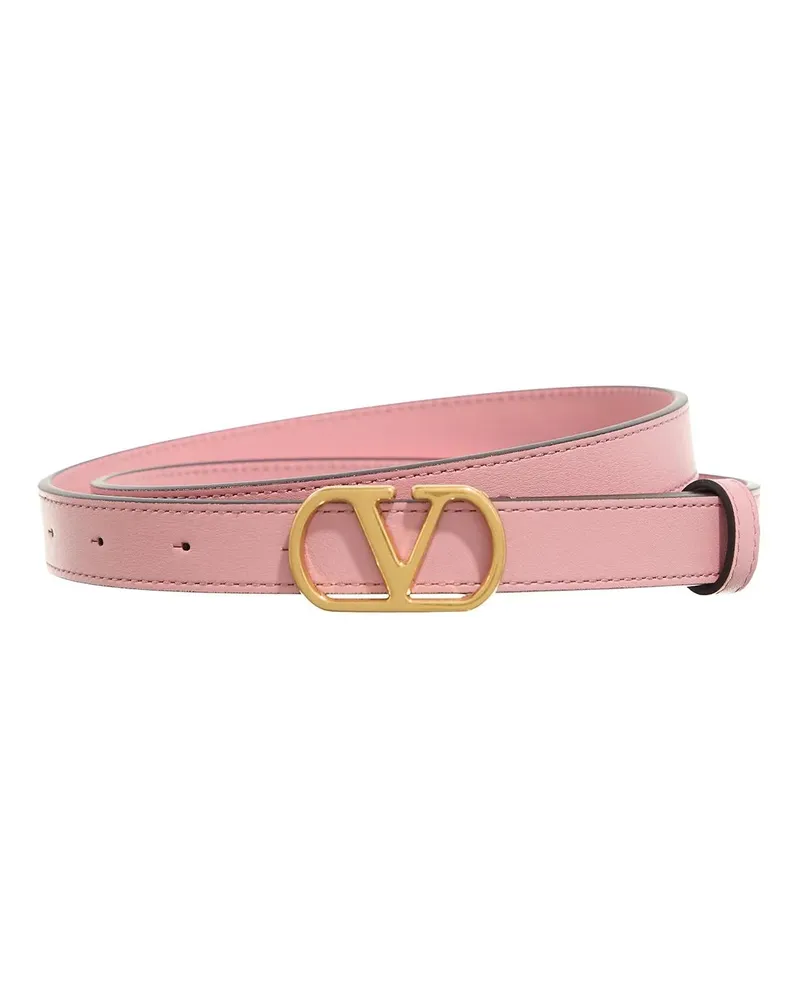 Valentino Garavani Gürtel VLogo Belt rosa Gold