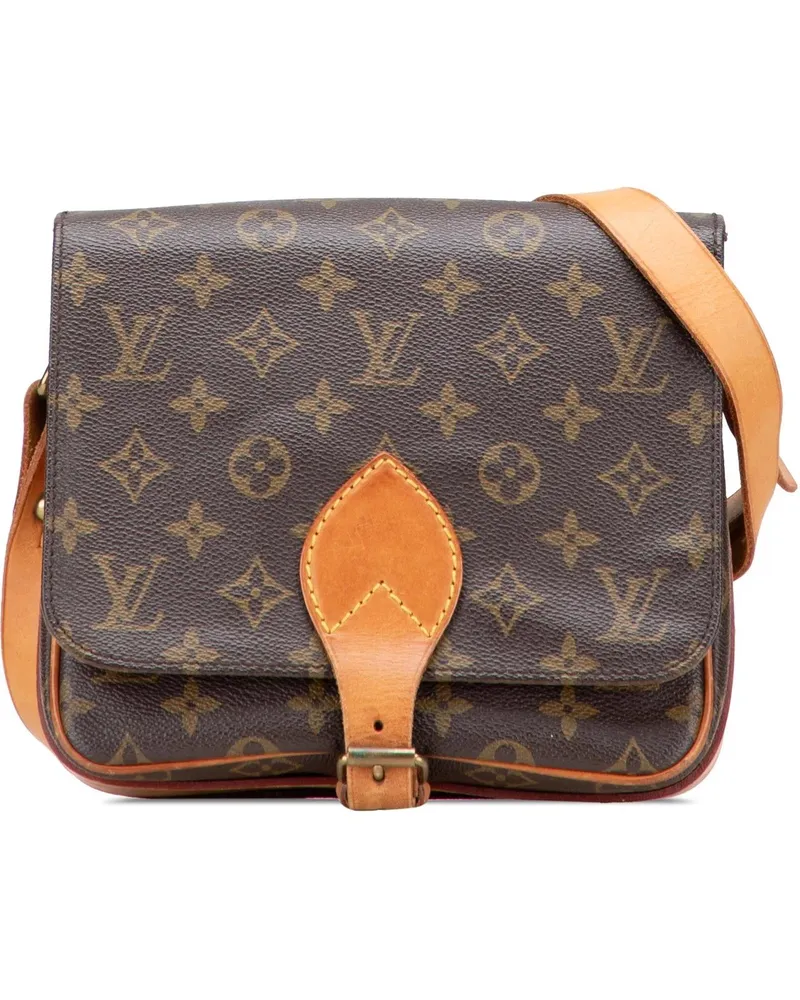 Louis Vuitton Hobo Bags Monogram Cartouchiere MM braun Braun