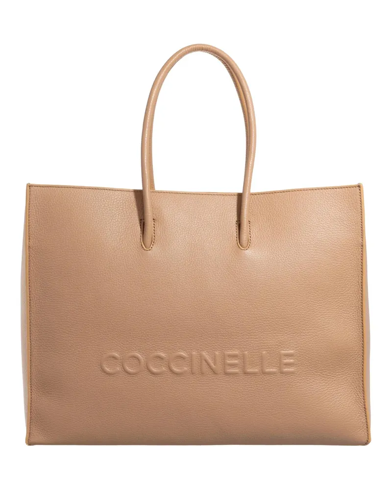 Coccinelle Shopper & Totes  Myrtha Maxi Log beige Beige