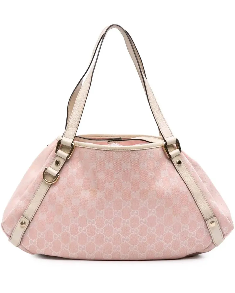 Gucci Shopper GG Canvas Abbey D Ring Tote rosa Gold