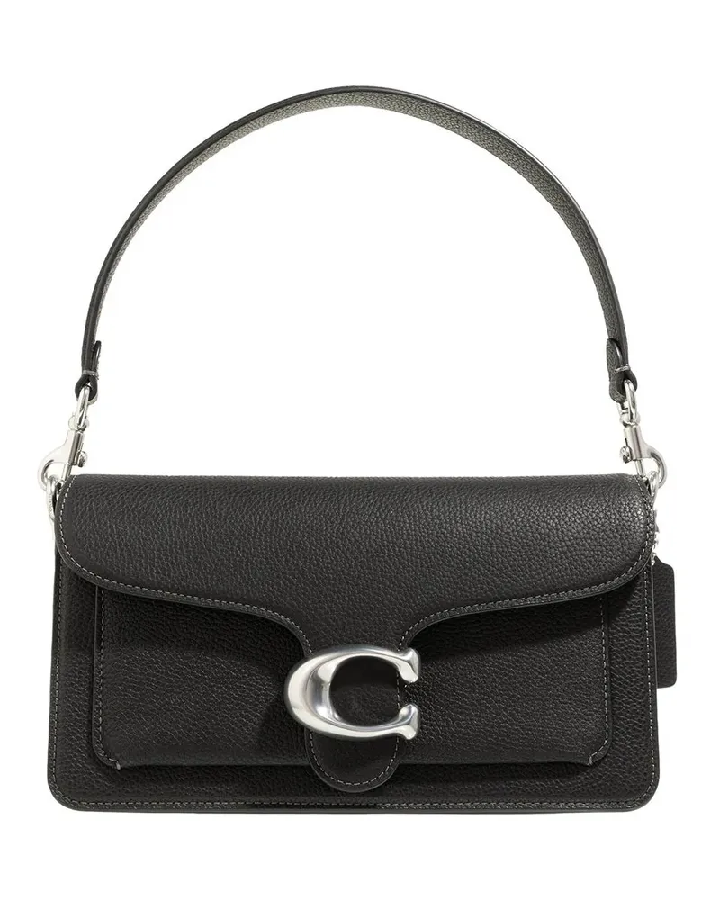Coach Crossbody Bags Polished Pebble Leather Tabby Shoulder Bag 26 Refr schwarz Schwarz