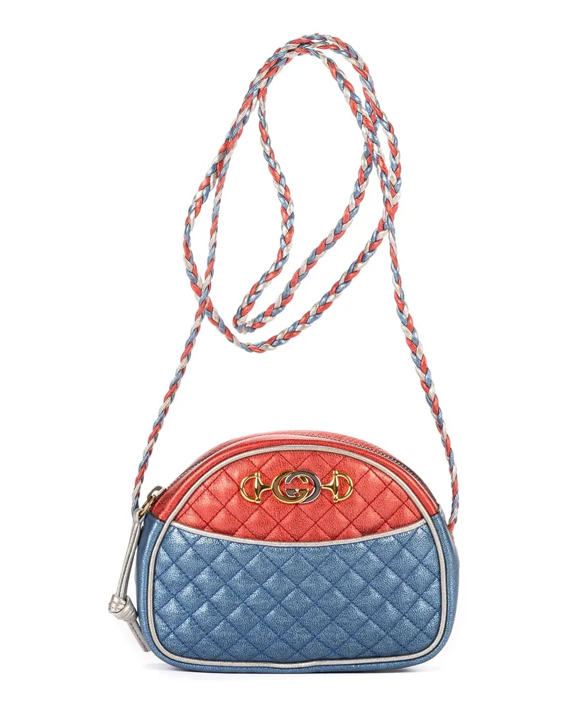 Gucci Crossbody Bags Trapuntata Camera blau Blau