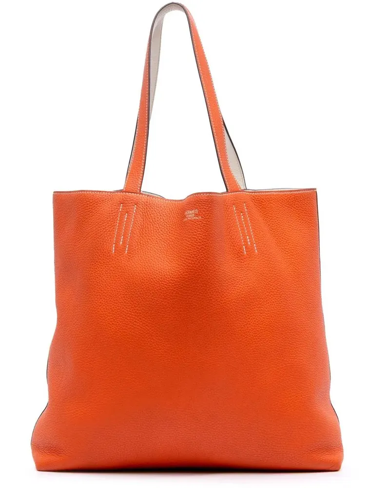 Hermès Shopper Clemence Double Sens 36 orange Orange