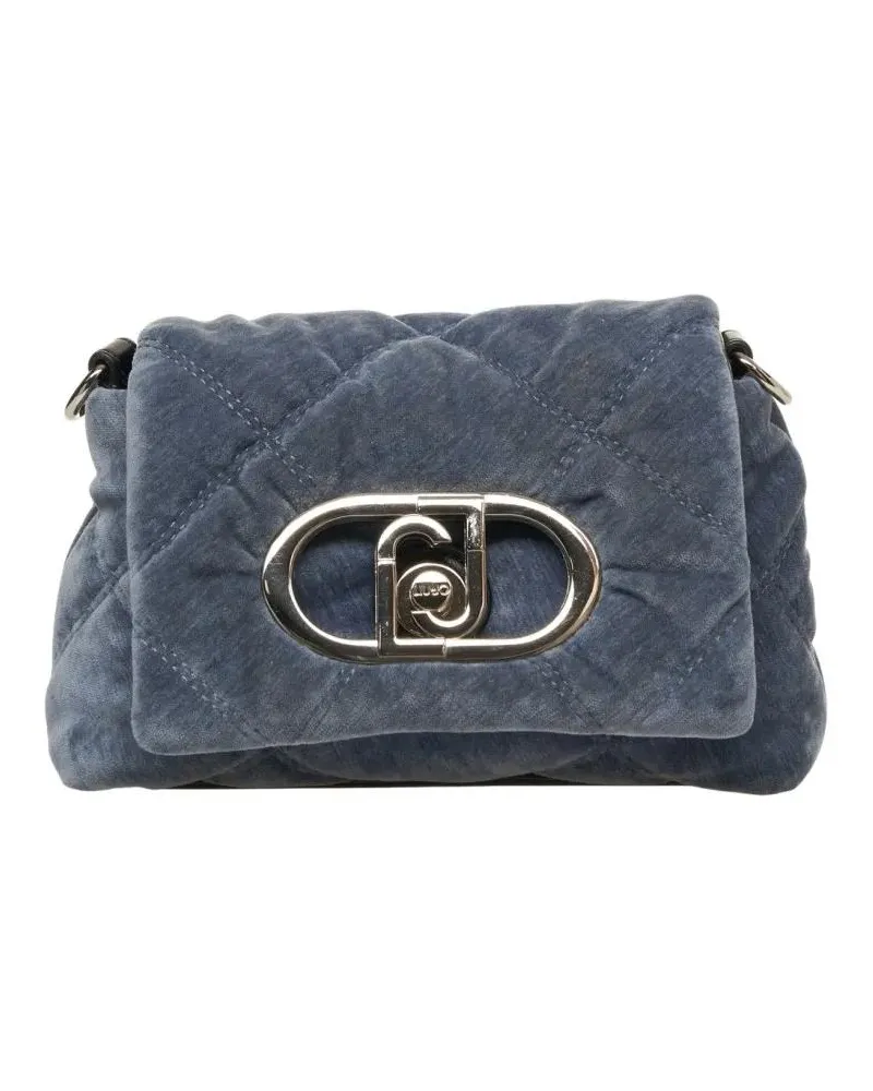 Liu Jo Hobo Bags 'Lapuffy' Quilted Crossbody Bag grau Grau