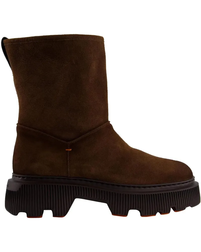 Santoni Stiefel Dames Diletta Ryhs Boot Bruin braun Braun