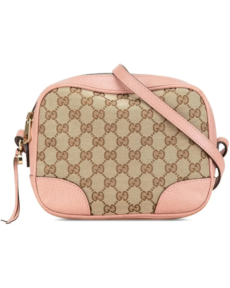Gucci Hobo Bags GG Canvas Bree Crossbody braun Braun