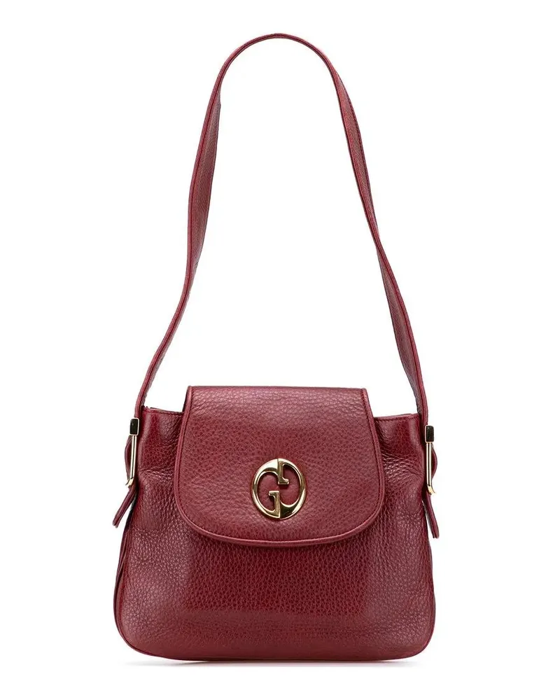 Gucci Hobo Bags Leather 1973 Shoulder Bag rot Rot