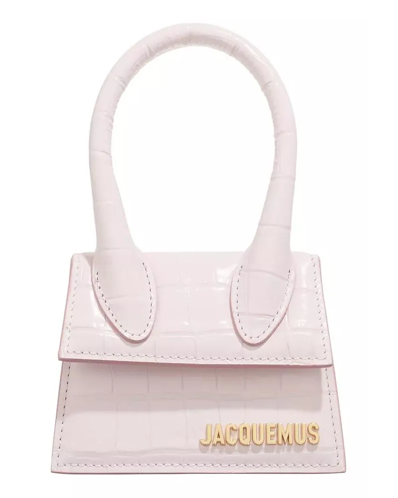 Jacquemus Tote Le Chiquito Top Handle Bag Leather Gold