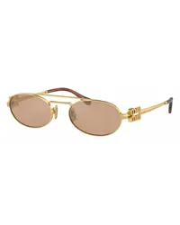 Miu Miu Sonnenbrille 0MU 54ZS Gold