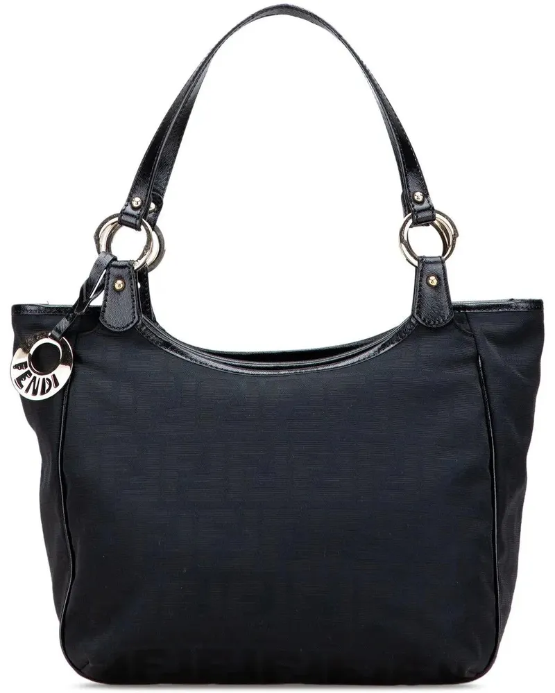 Fendi Shopper Zucca Canvas Chef Tote schwarz Schwarz