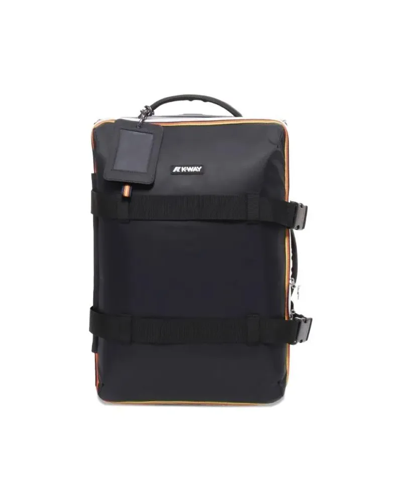 K-Way Koffer Compact Black Suitcase With Four Wheels schwarz Schwarz