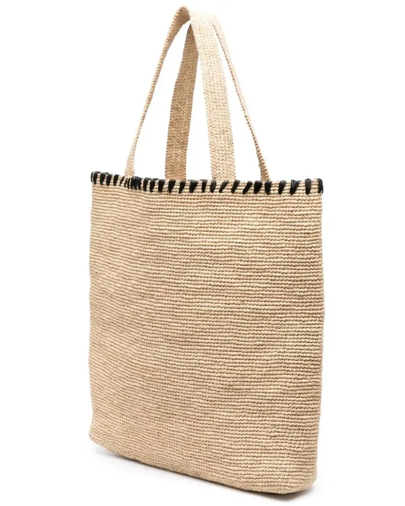 Lanvin Shopper Bags Naturalblack schwarz Schwarz