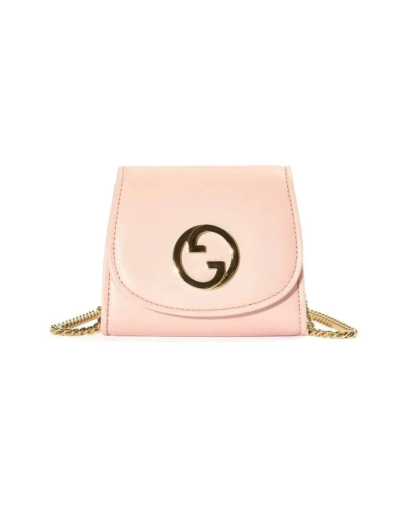 Gucci Portemonnaie Mini Wallet Blondie Chain Pink pink Rosa