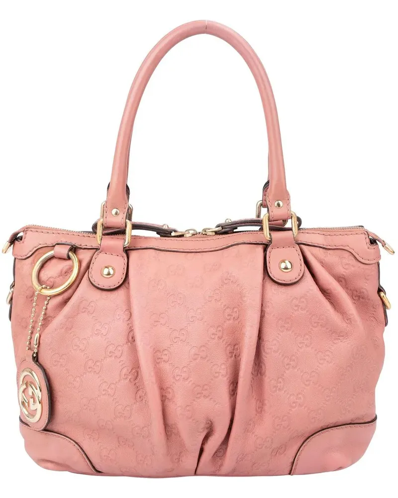 Gucci Crossbody Bags  Leather GG Monogram Sukey Handbag rot Rot