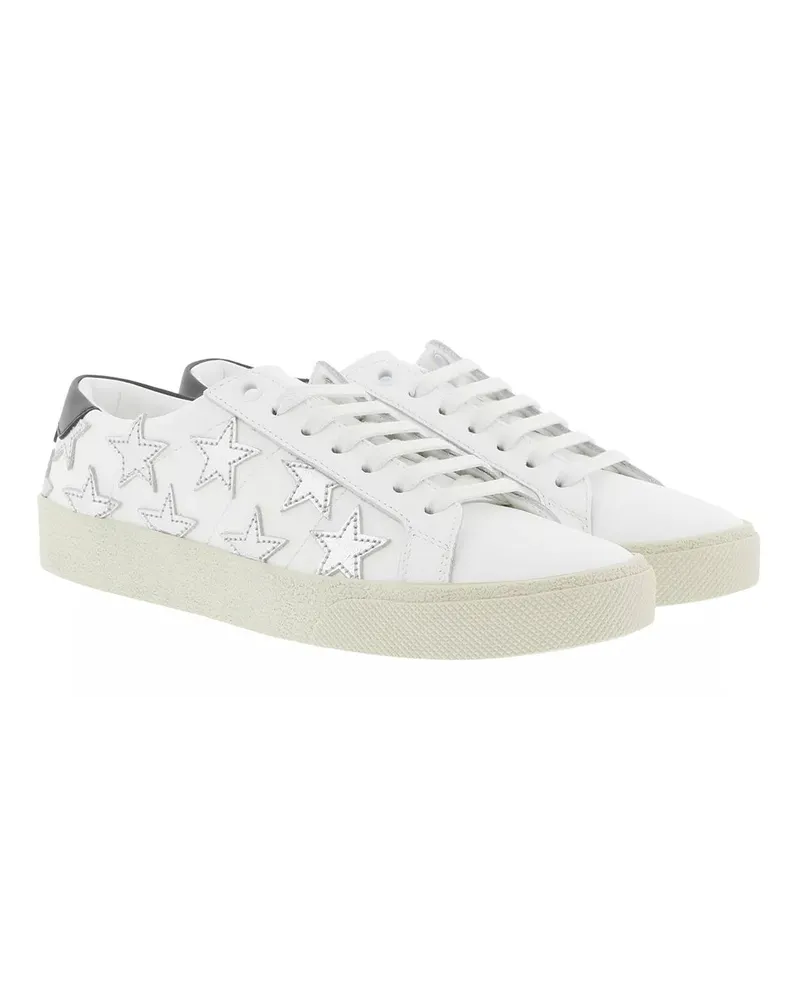 Saint Laurent Sneakers Star Sneakers Leather Weiß